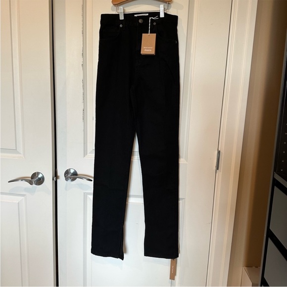 NWT Reformation Liza Slit Hem Ultra High Rise Jeans - Picture 5 of 8